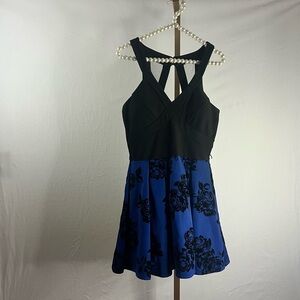 Party fit and flare dress, tight bodice, super flattering!